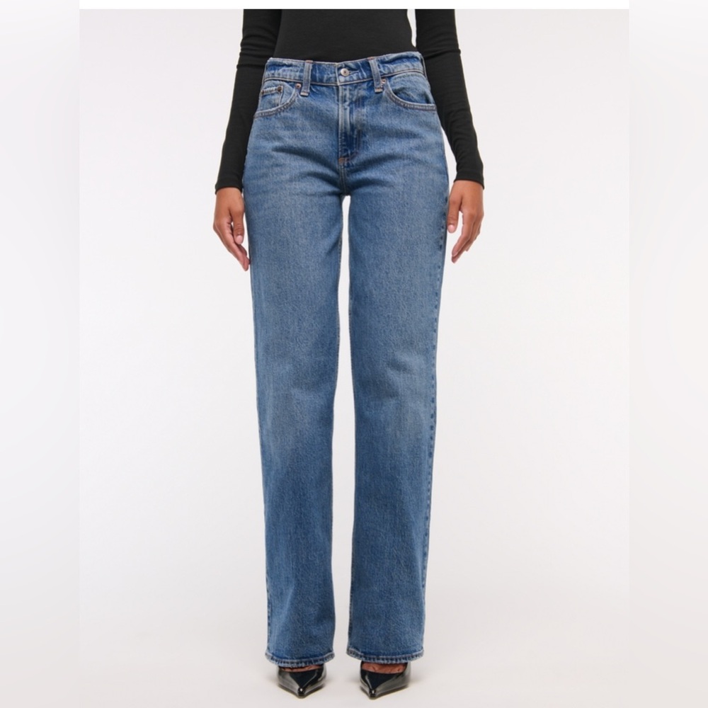 Abercrombie & Fitch, Curve love low rise baggy jeans